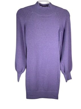 NWT She + Sky Periwinkle Sweater Dress